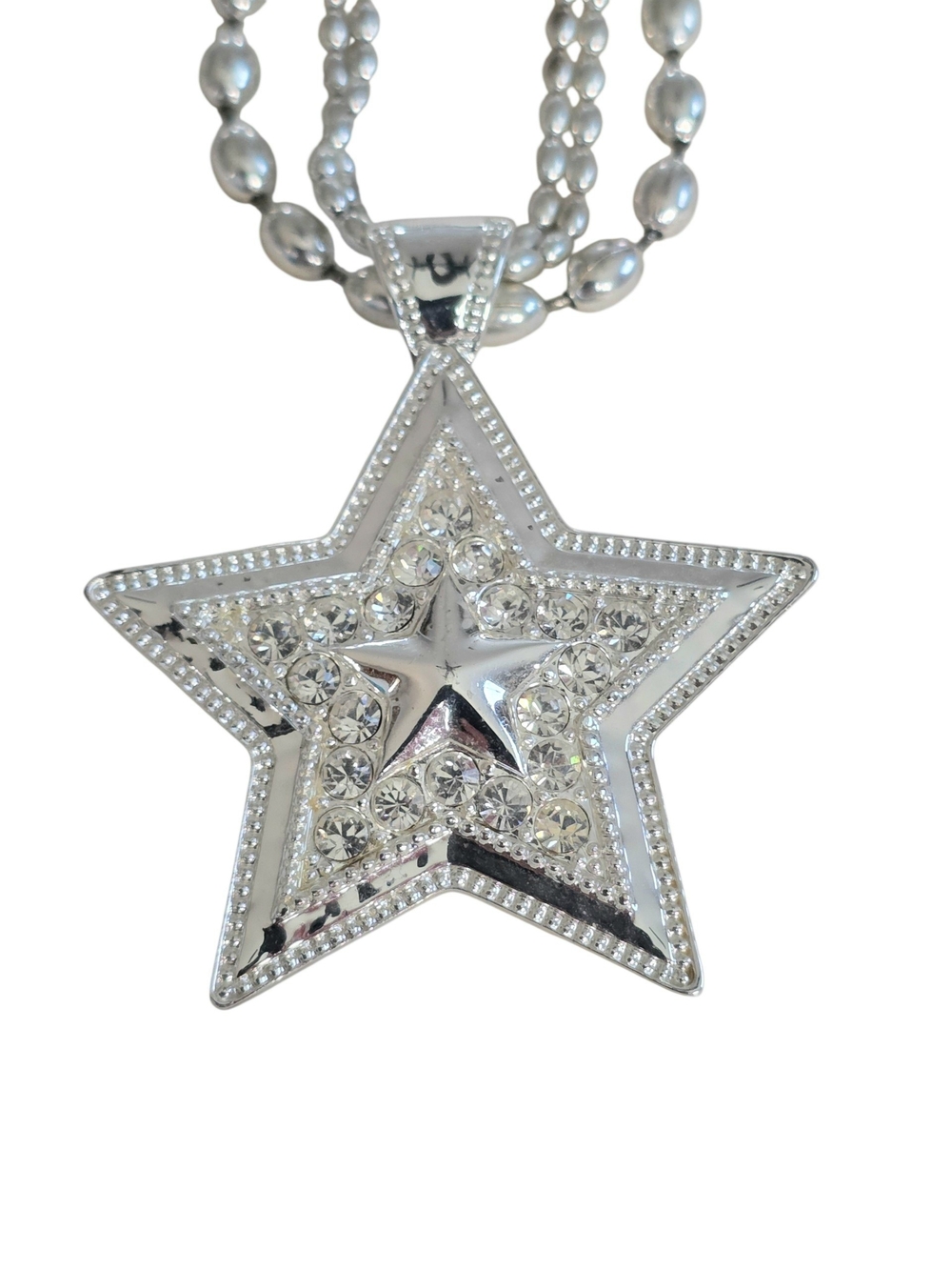 Montana Silversmiths Silver Star Crystal Pendant Necklace
